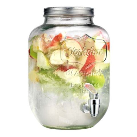 1-Gallon Yorkshire Beverage Dispenser, Clear, Glass, sold by At Home