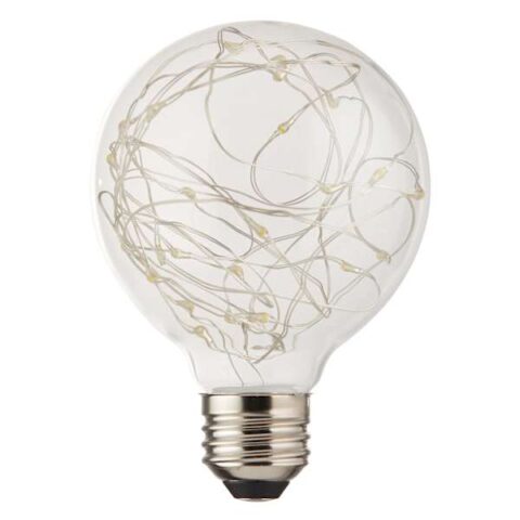 1-Pack Fairy Light Bulb, Clear, Glass, sold by At Home