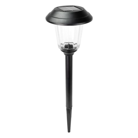 10-Lumen Solar Serena Black Pathway Light, Steel, sold by At Home