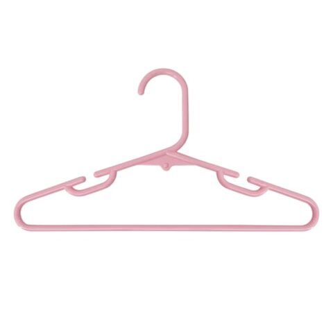 10-Pack Hanger, Strawberry Cream, Pink, Plastic, sold by At Home