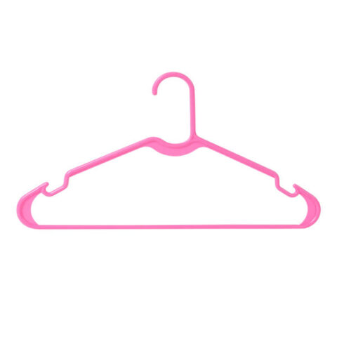 10-Pack Hangers, Pink, Plastic, sold by At Home