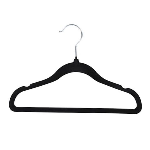 10-Pack Kids Flocked Hangers, Black, Velvet, sold by At Home