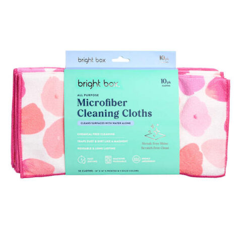 10-Pack Pink Microfiber Cloths, sold by At Home