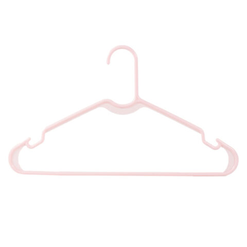 10-Pack Plastic Hangers, Light Pink, sold by At Home