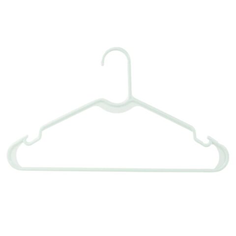 10-Pack Plastic Hangers, Mint, Green, sold by At Home