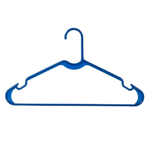 10-Pack Plastic Hangers, Navy Blue, sold by At Home