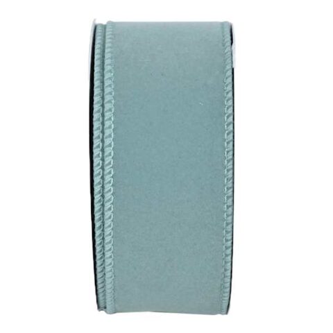 10-Yard Sage Green Velvet Ribbon, 1.5", Fabric, sold by At Home