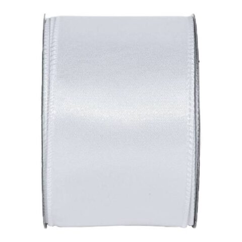 10-Yard White Satuin Ribbon, 2.5", Fabric, sold by At Home