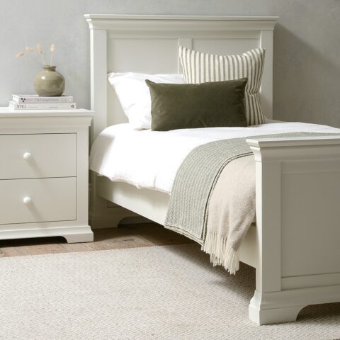 3ft Single Bed – Chantilly Warm White – The Cotswold Company