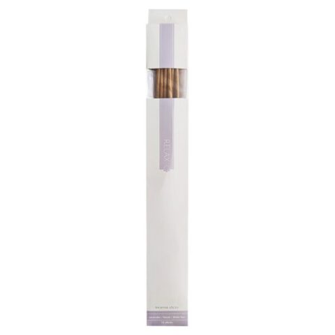 12-Pack Relax Scented Incense, Purple, Wood, sold by At Home