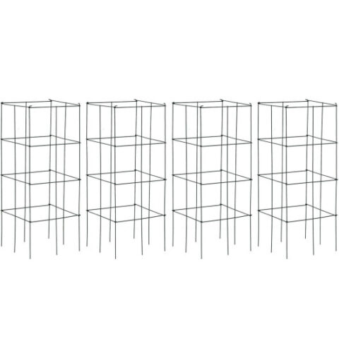 4 Pack Garden Trellis for Climbing Plants for Flower Vegetable