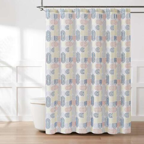 13-Piece Modern Arches Shower Curtain Set, 72", Polyester, sold by At Home