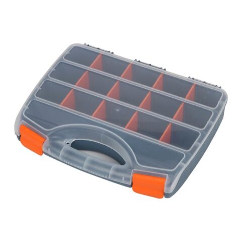 17-Compartment Grey Organizer, Plastic, sold by At Home