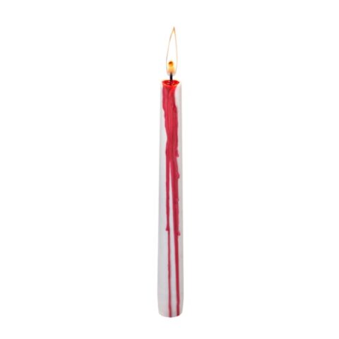 2-Count White Bleeder Taper Candles, 10", Wax, sold by At Home