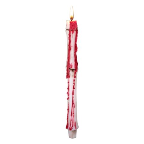 2-Count White Bone Taper Bleeder Candle, 12", Wax, sold by At Home