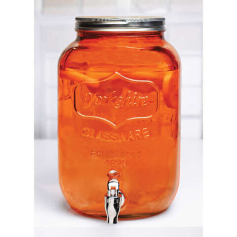 2-Gallon Yorkshire Glass Beverage Dispenser, Clear, sold by At Home