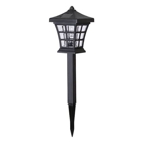 2-Lumen Solar Black Nile Pathway Light, Plastic, sold by At Home