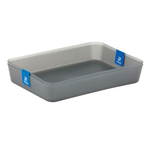 2-Pack Drawer Organizer, Grey, Plastic, sold by At Home