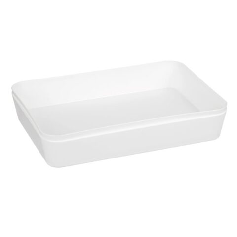 2-Pack Drawer Organizer, White, Plastic, sold by At Home