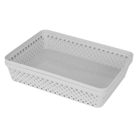 2-Pack Grey Brickor Storage Trays, Large, Plastic, sold by At Home