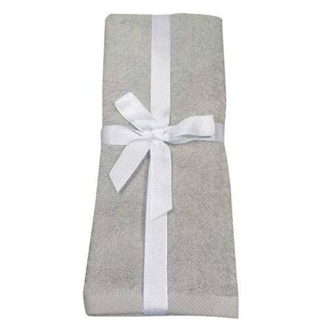 2-Pack Grey Cotton Hand Towels