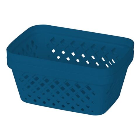 2-Pack Navy Blue Brickor Storage Trays, Small, Plastic, sold by At Home