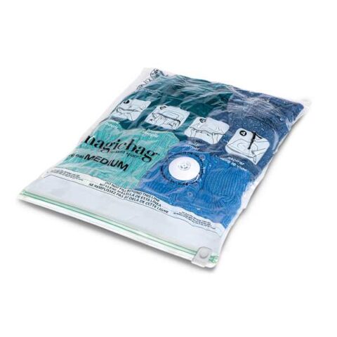 2-Pack Original Flat Magicbag, Medium, Clear, Plastic, sold by At Home