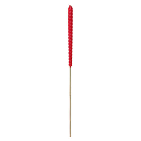2-Pack Red Twisted Citronella Flares, 46", Wax, sold by At Home