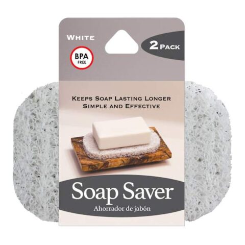 2-Pack Soap Saver, White, sold by At Home