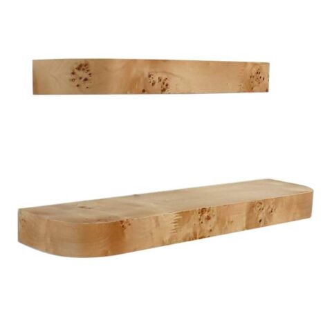 2-Piece Burl Wood Wall Ledge Set, Natural, Wood, sold by At Home