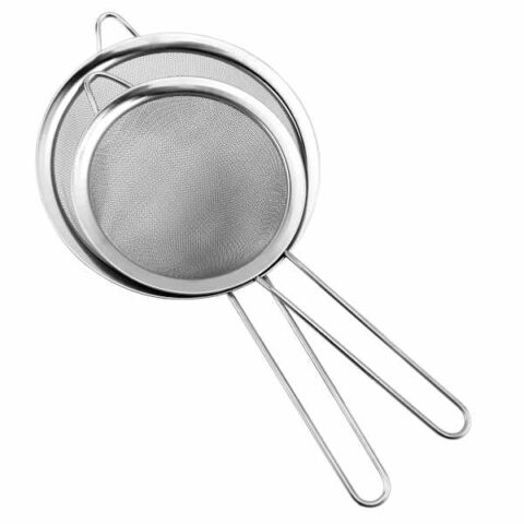 2-Piece Strainer Set, Grey, Metal, sold by At Home
