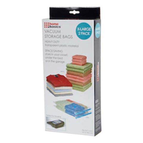 2-Piece Vacuum Bag, Xl, White, Nylon, sold by At Home