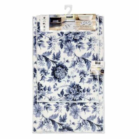 2-Piece Victoria Garden Printed Bath Rug Set, Polyester, sold by At Home