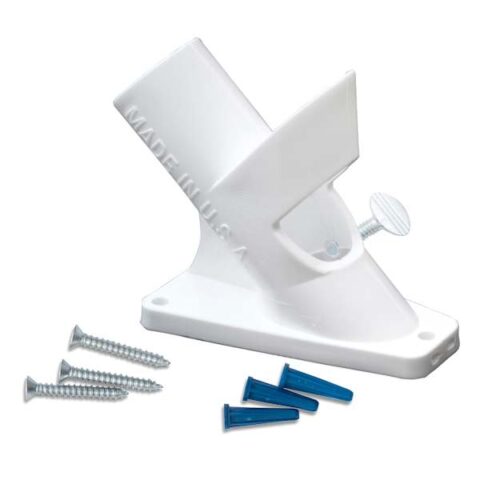 2-Position Flagpole Bracket, 1", Plastic, sold by At Home
