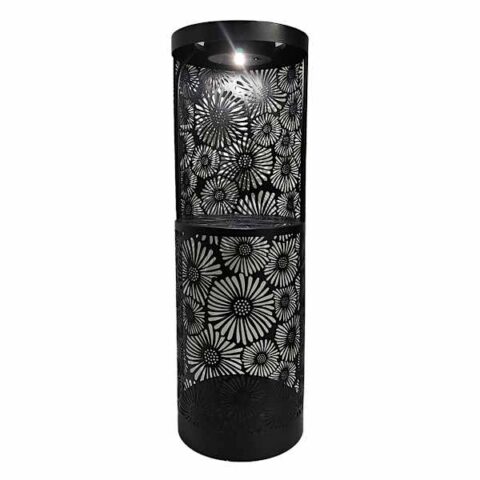 2-Tier Black Metal Plant Stand With Solar Light, Large, sold by At Home