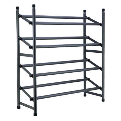 2-Tier Standing Shoe Rack, Gunmetal, sold by At Home
