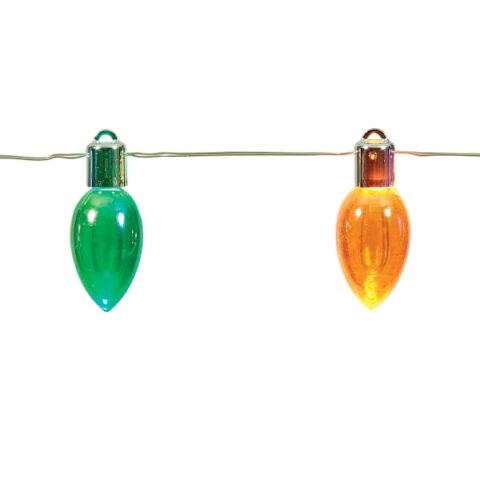 20-Count Led Multicolor C4 Bulb Wire Lights, Plastic, sold by At Home