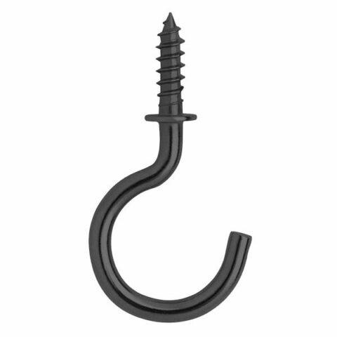 20-Count Screw In Hooks, White, Plastic, sold by At Home