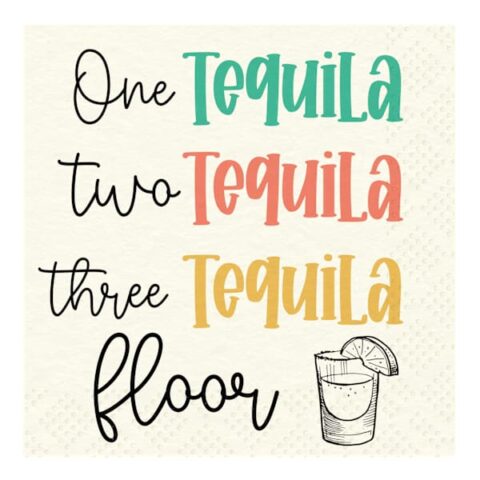 20-Pack 3-Ply Tequila Cocktail Napkins, Paper, sold by At Home