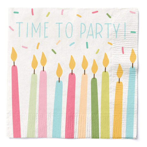 20-Pack Birthday Cocktail Napkins, Paper, sold by At Home