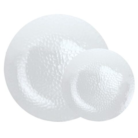 20-Pack Clear Hammered Plate Combo Pack, Plastic, sold by At Home