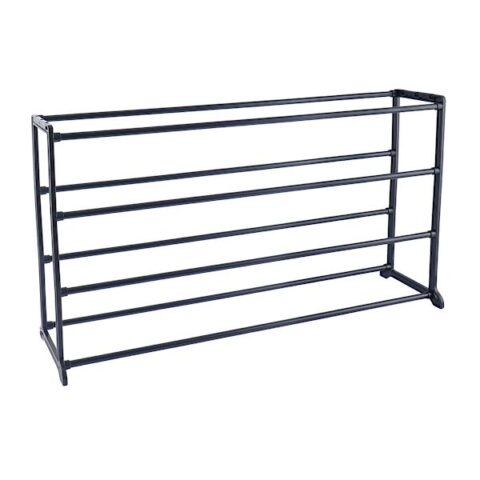 20-Pair Standing Shoe Rack, Grey, Plastic, sold by At Home