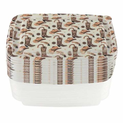 20-Piece Cowboy Food Storage Set, Plastic, sold by At Home