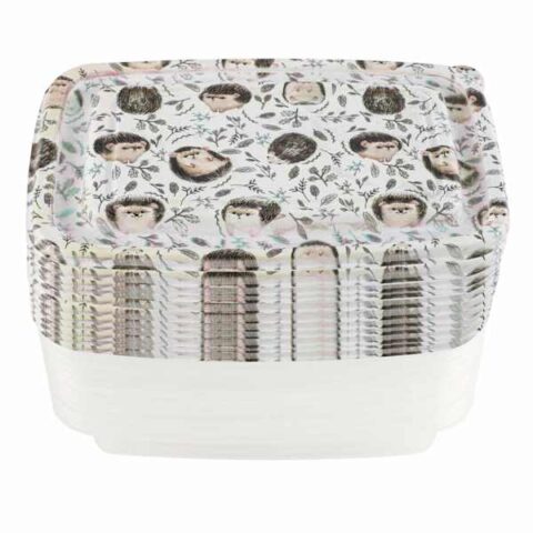 20-Piece Hedgehog Food Storage Set, Plastic, sold by At Home