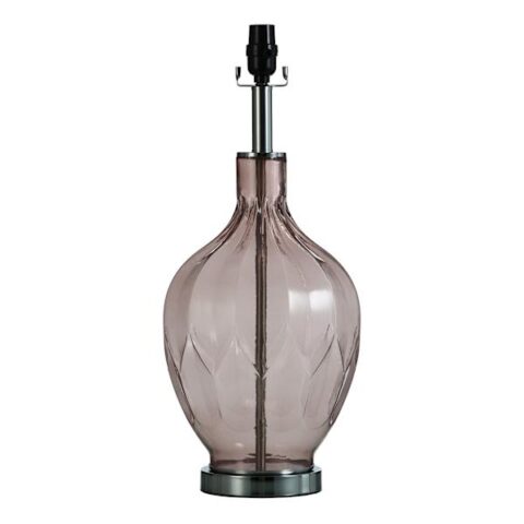 22 Pink Pattern Glass Table Lamp, sold by At Home