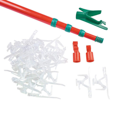 25-Count Ladderless Pole Kit, Red, Steel, sold by At Home