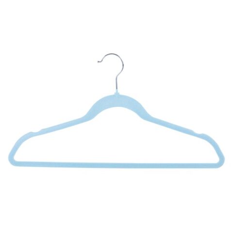 25-Pack Velvet Hangers, Cool Blue, sold by At Home