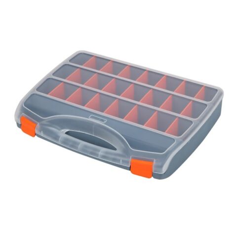 26-Compartment Grey Organizer, Plastic, sold by At Home