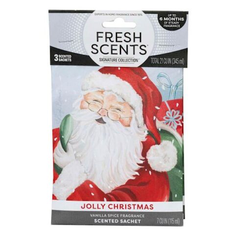3-Count Jolly Christmas Scented Sachets, Paper, sold by At Home