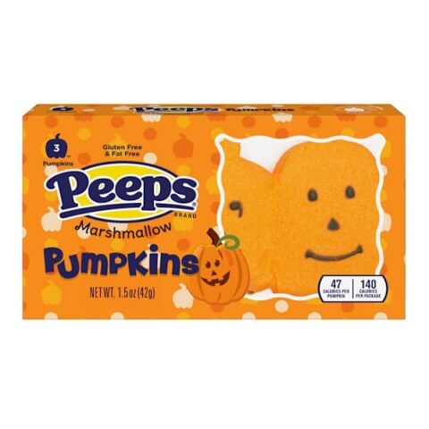 3-Count Peeps Halloween Pumpkin, Orange, sold by At Home